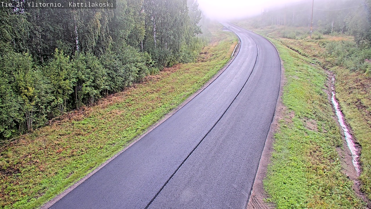 Weather Camera Image Road 21 Ylitornio, Kattilakoski, Ylitornio, Lappi
