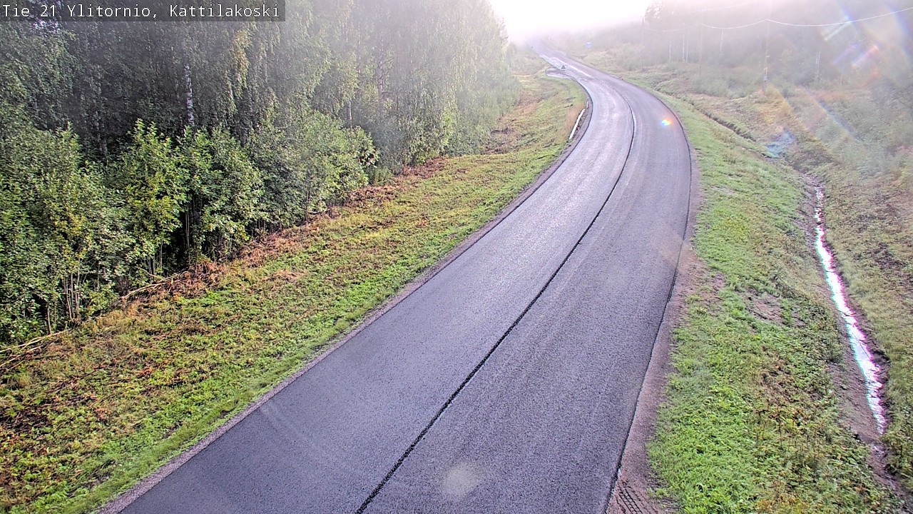 Weather Camera Image Road 21 Ylitornio, Kattilakoski, Ylitornio, Lappi