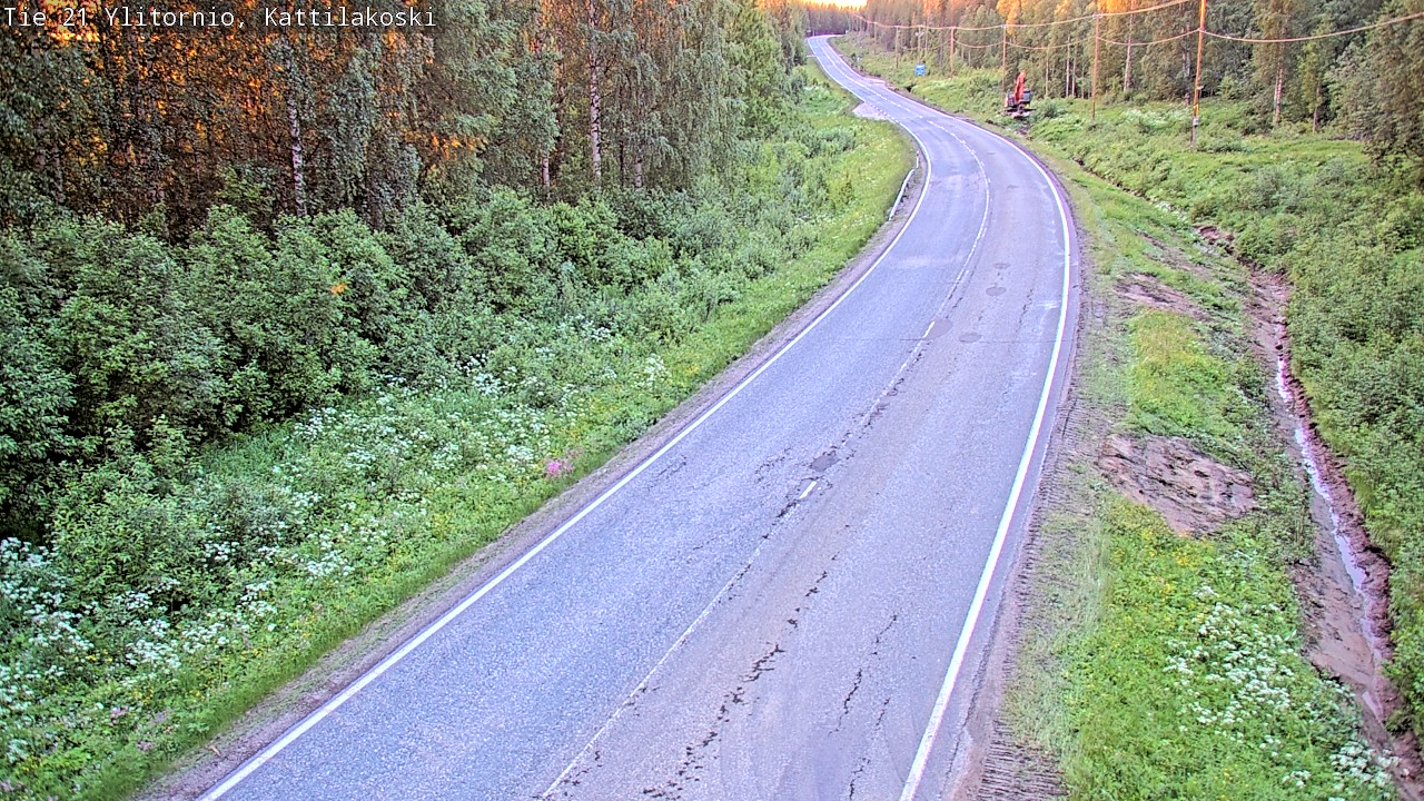 Kelikamerat Kuva Tie 21 Ylitornio, Kattilakoski, Ylitornio, Lappi