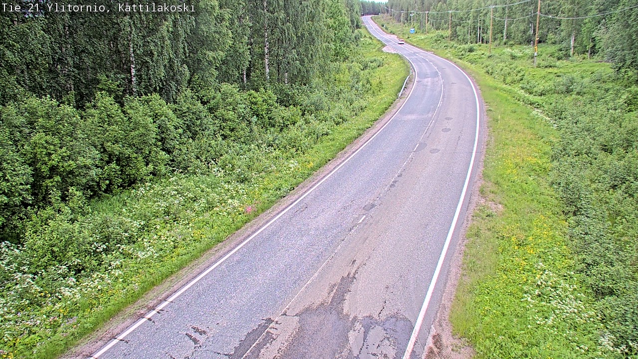 Kelikamerat Kuva Tie 21 Ylitornio, Kattilakoski, Ylitornio, Lappi