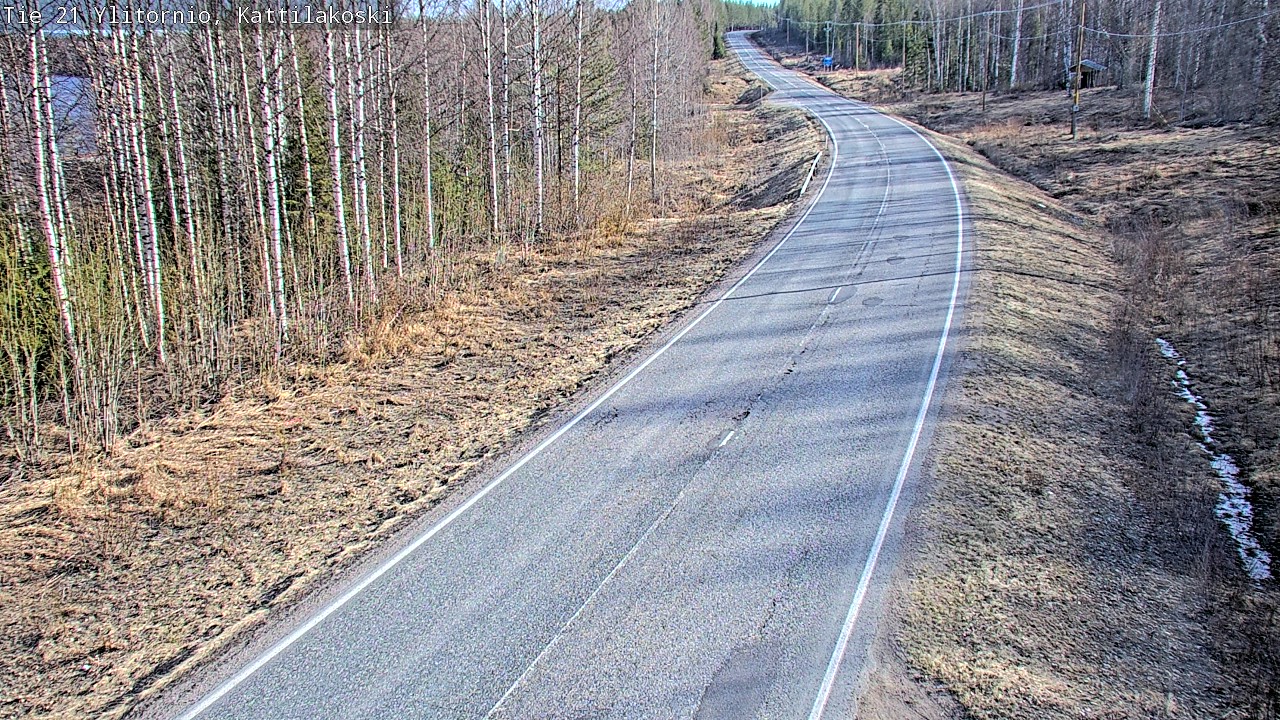Weather Camera Image Road 21 Ylitornio, Kattilakoski, Ylitornio, Lappi