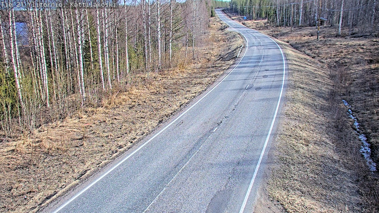 Weather Camera Image Road 21 Ylitornio, Kattilakoski, Ylitornio, Lappi