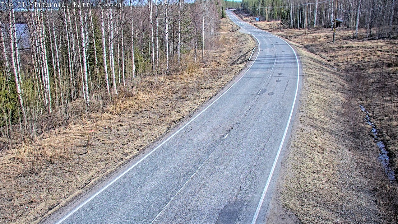 Weather Camera Image Road 21 Ylitornio, Kattilakoski, Ylitornio, Lappi