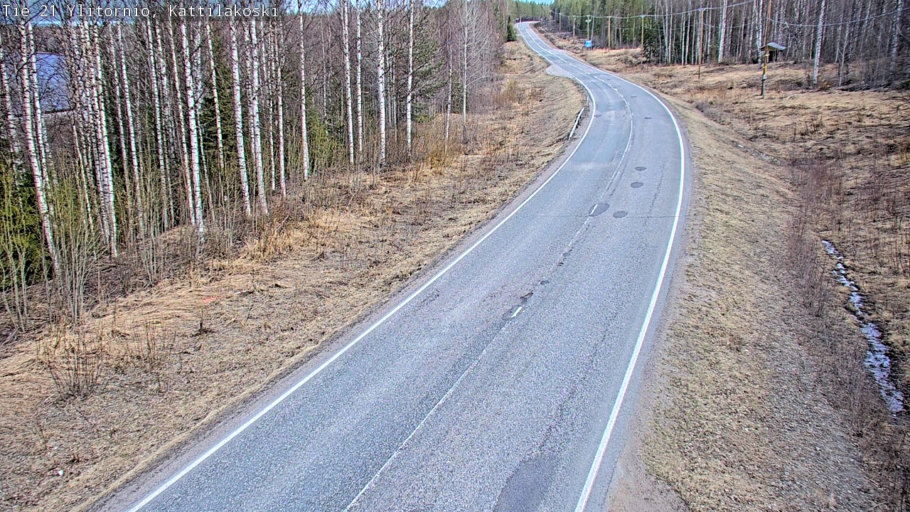 Weather Camera Image Road 21 Ylitornio, Kattilakoski, Ylitornio, Lappi