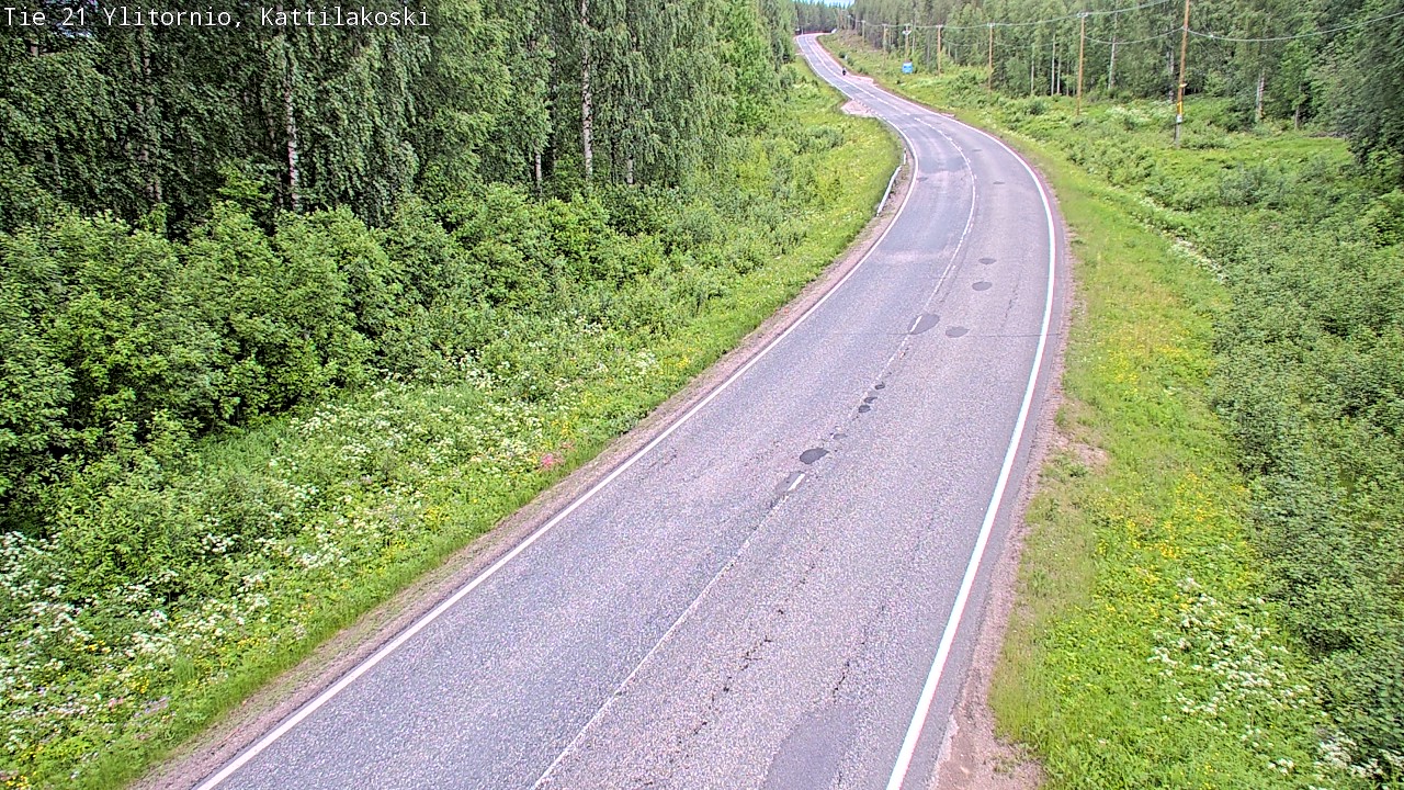 Kelikamerat Kuva Tie 21 Ylitornio, Kattilakoski, Ylitornio, Lappi