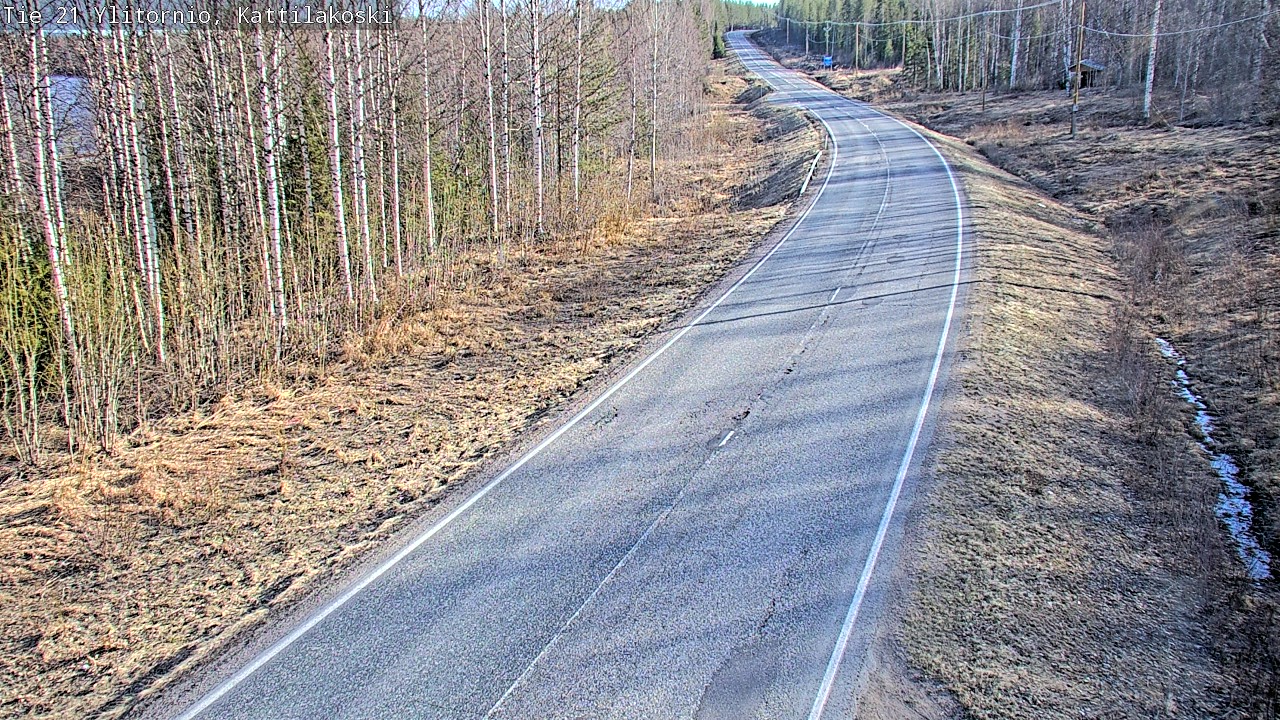Weather Camera Image Road 21 Ylitornio, Kattilakoski, Ylitornio, Lappi