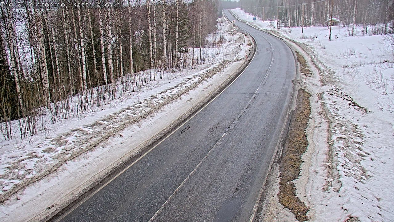 Weather Camera Image Road 21 Ylitornio, Kattilakoski, Ylitornio, Lappi