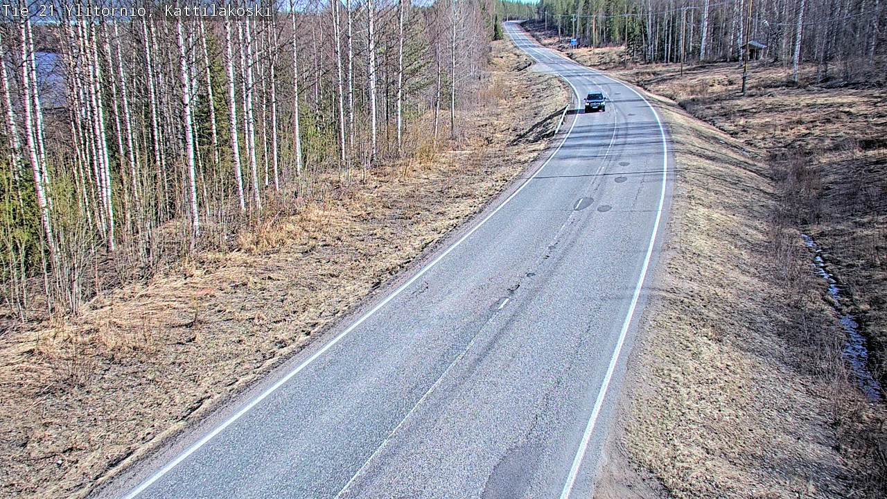 Weather Camera Image Road 21 Ylitornio, Kattilakoski, Ylitornio, Lappi