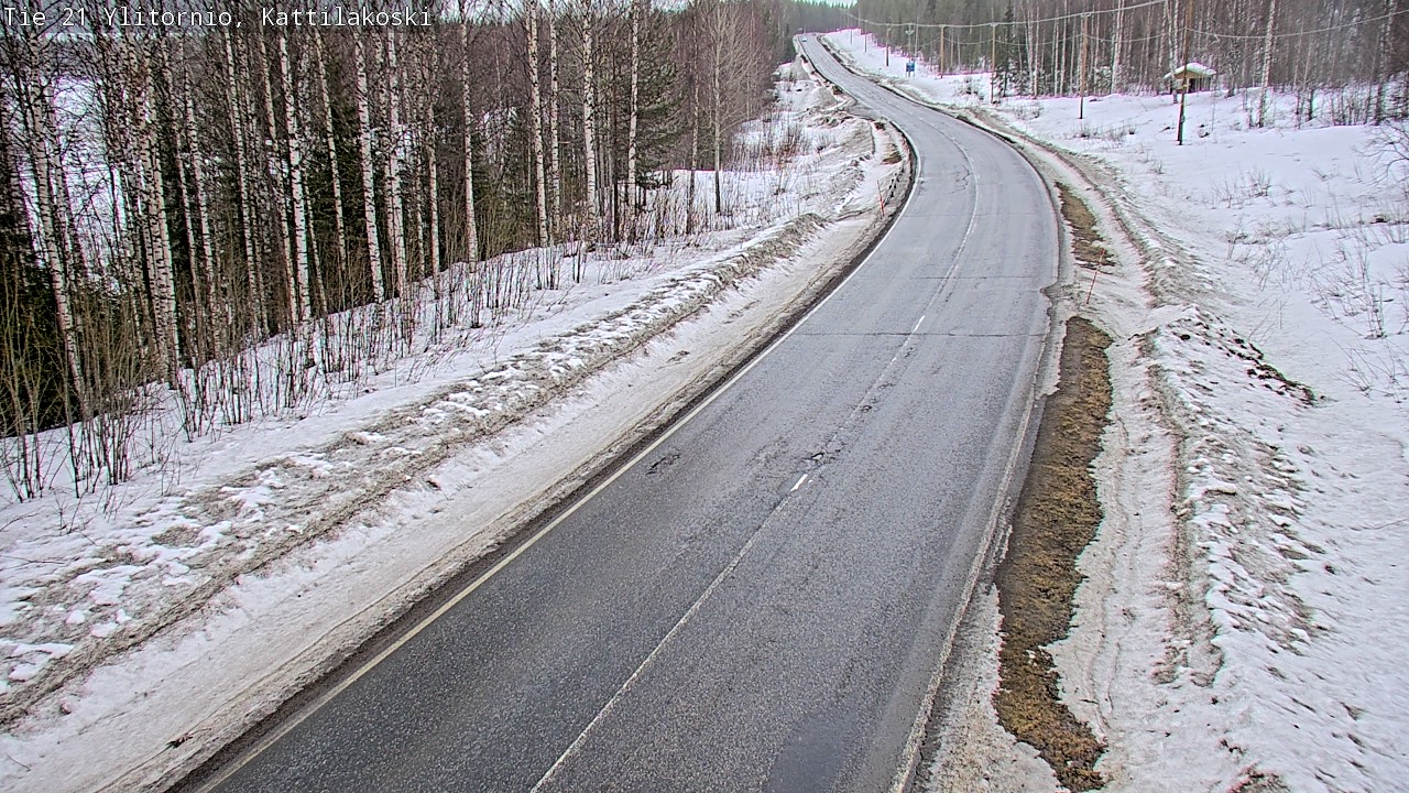 Weather Camera Image Road 21 Ylitornio, Kattilakoski, Ylitornio, Lappi