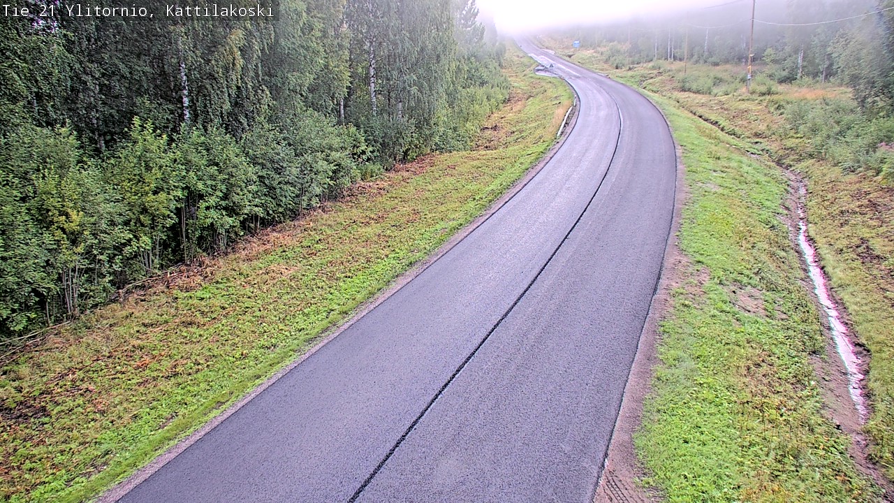 Weather Camera Image Road 21 Ylitornio, Kattilakoski, Ylitornio, Lappi