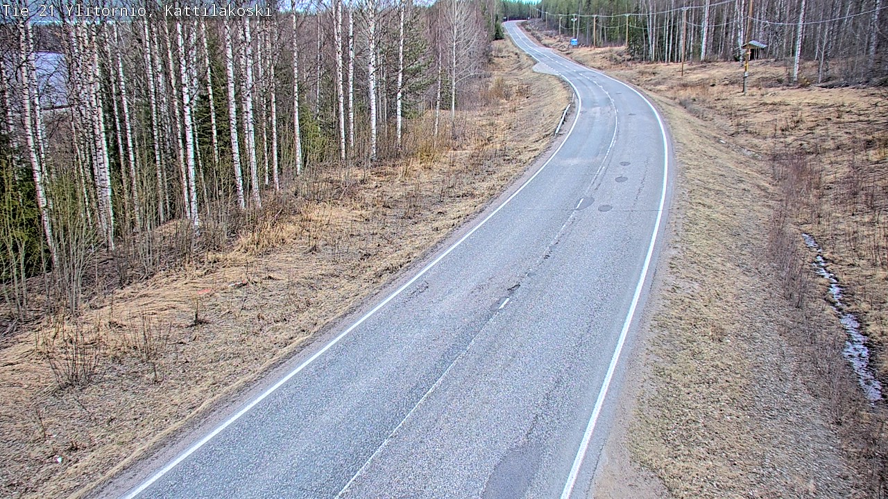 Weather Camera Image Road 21 Ylitornio, Kattilakoski, Ylitornio, Lappi