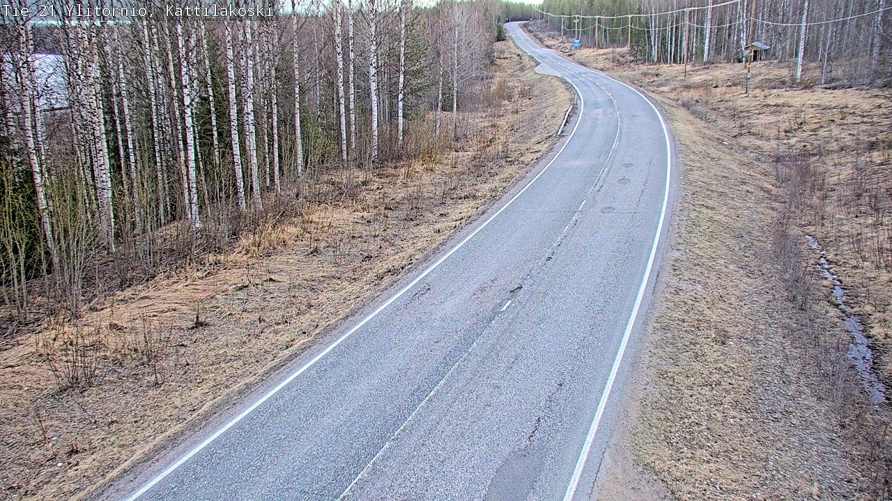 Weather Camera Image Road 21 Ylitornio, Kattilakoski, Ylitornio, Lappi