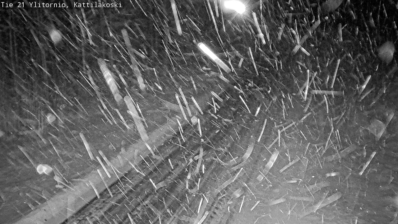 Weather Camera Image Road 21 Ylitornio, Kattilakoski, Ylitornio, Lappi