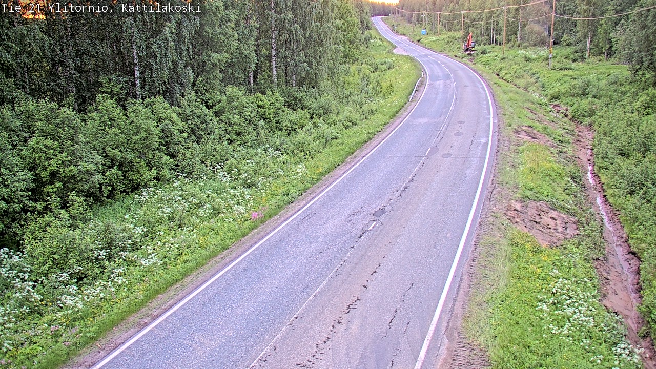 Kelikamerat Kuva Tie 21 Ylitornio, Kattilakoski, Ylitornio, Lappi