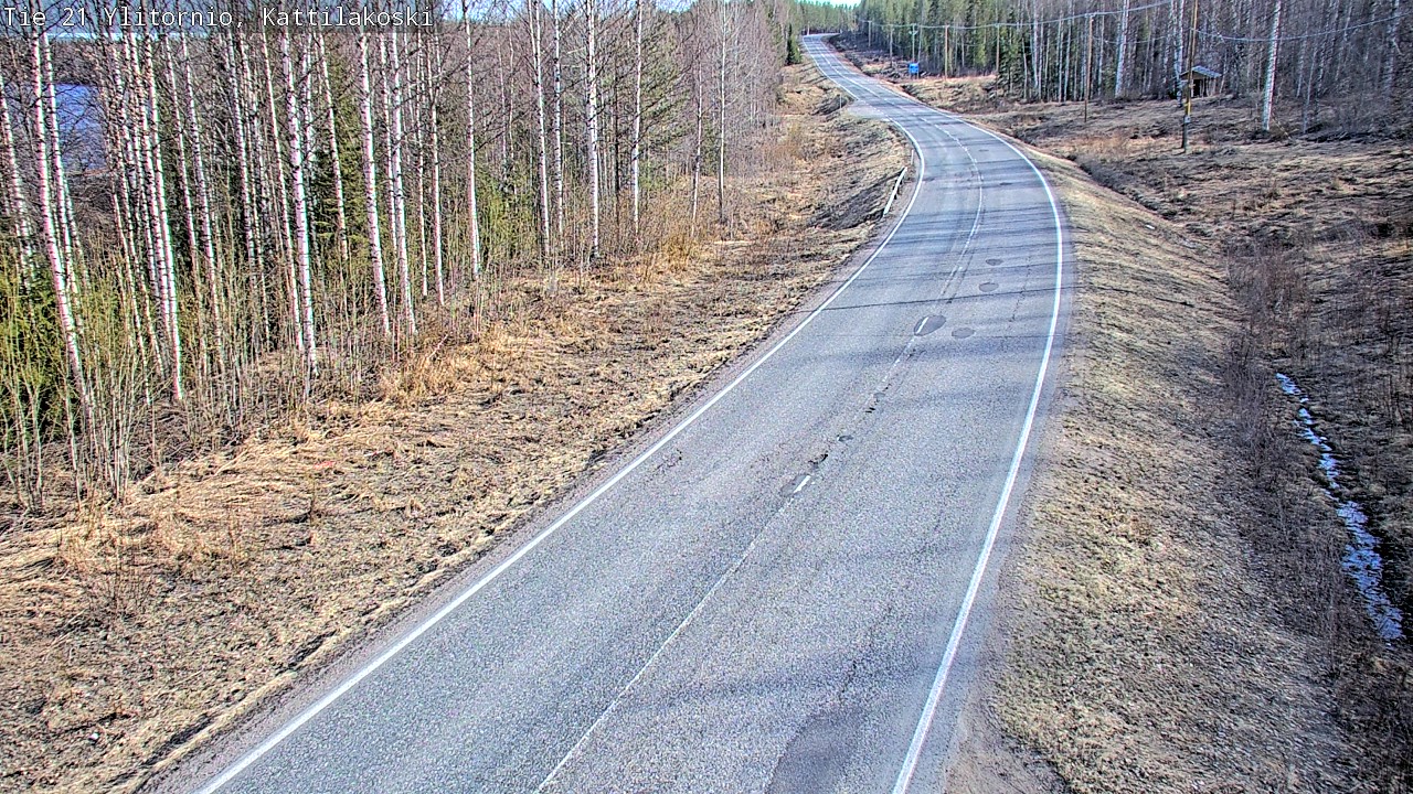 Weather Camera Image Road 21 Ylitornio, Kattilakoski, Ylitornio, Lappi