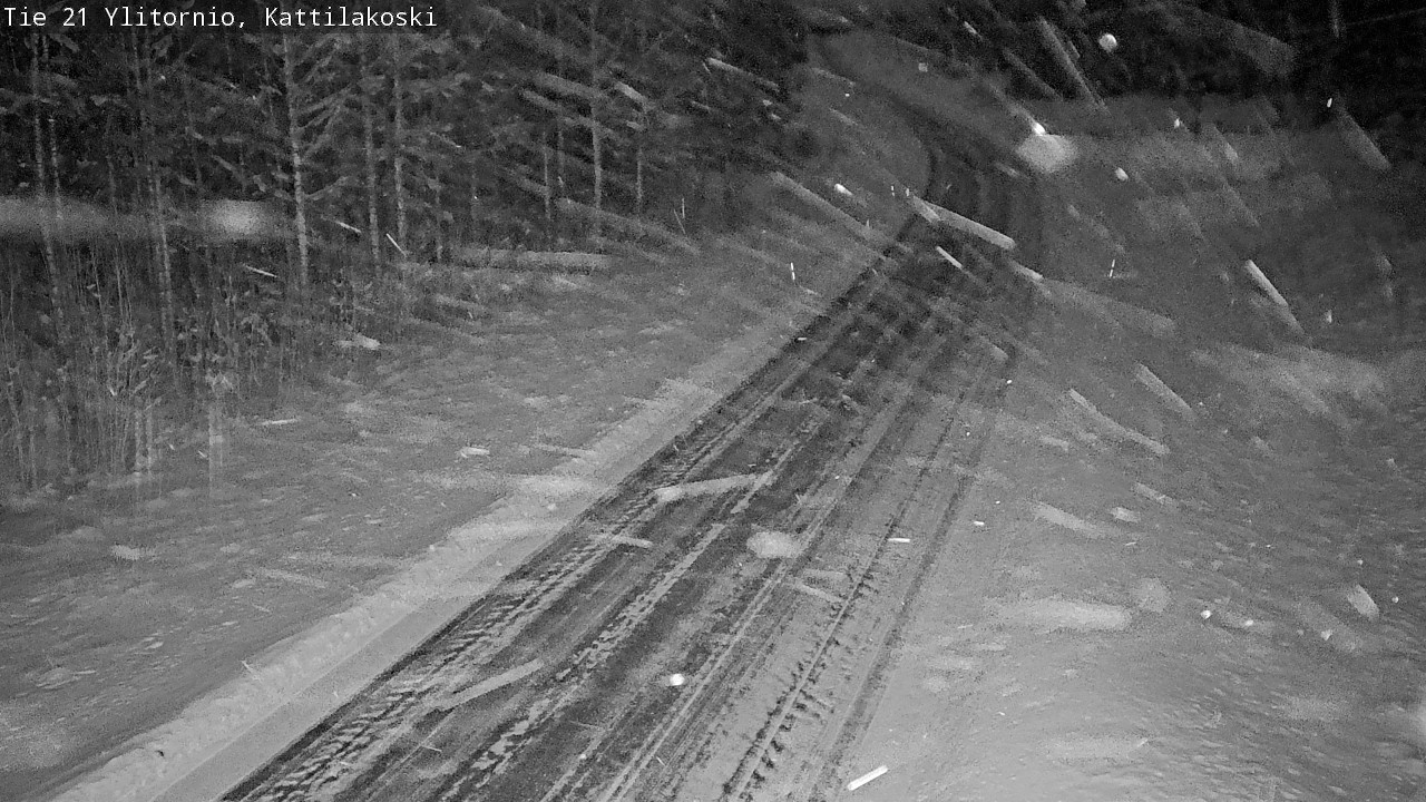 Weather Camera Image Road 21 Ylitornio, Kattilakoski, Ylitornio, Lappi