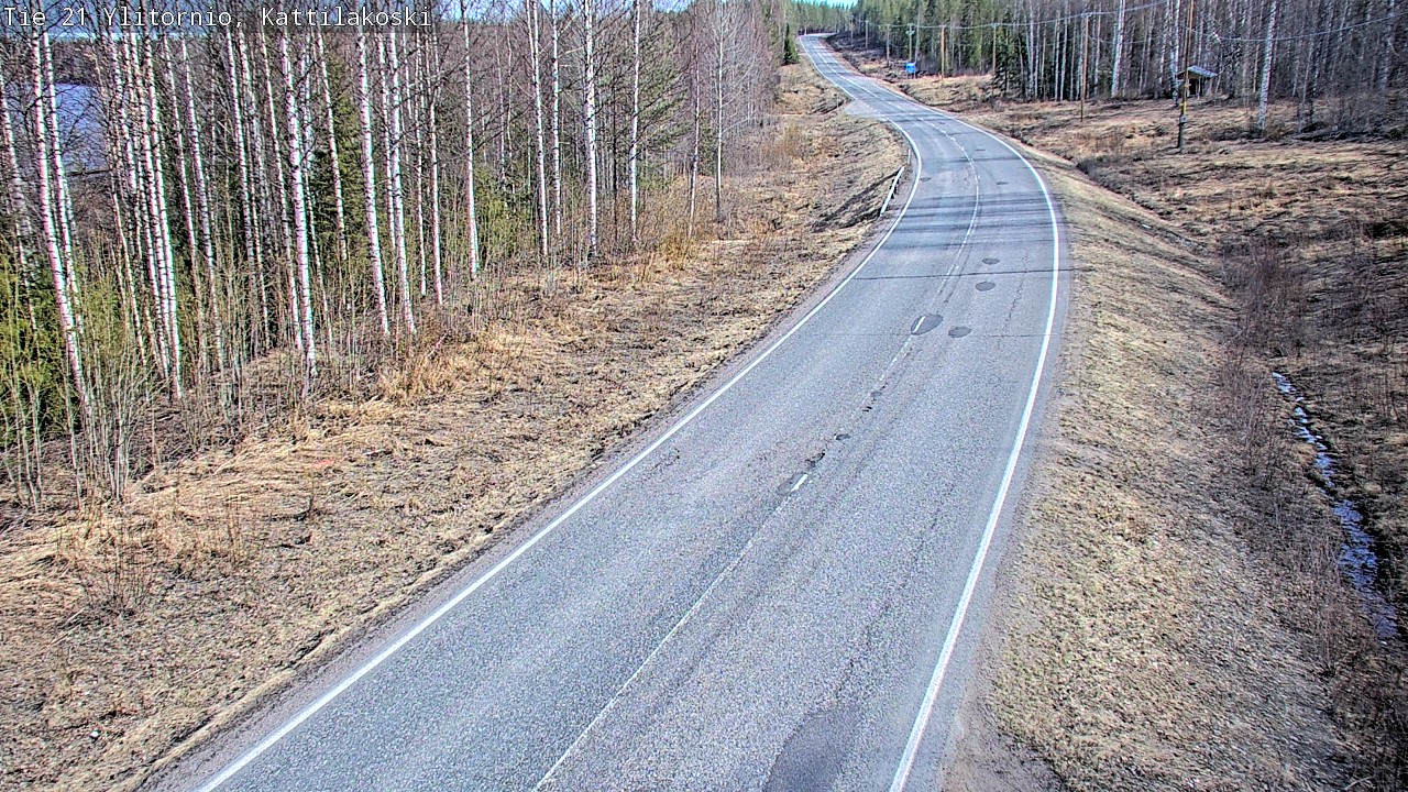 Weather Camera Image Road 21 Ylitornio, Kattilakoski, Ylitornio, Lappi