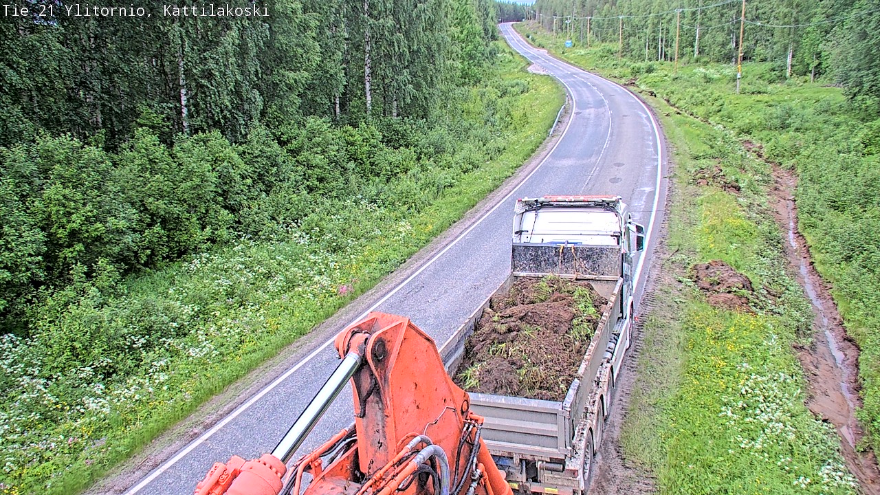 Kelikamerat Kuva Tie 21 Ylitornio, Kattilakoski, Ylitornio, Lappi