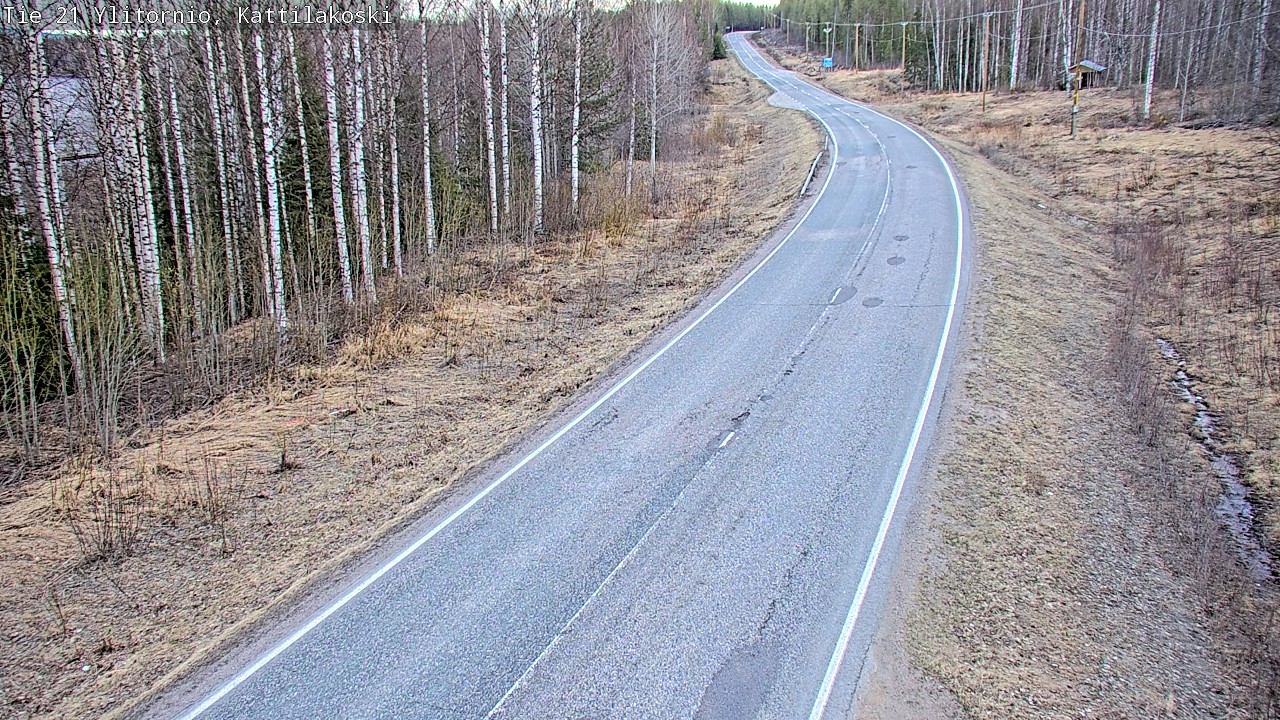 Weather Camera Image Road 21 Ylitornio, Kattilakoski, Ylitornio, Lappi