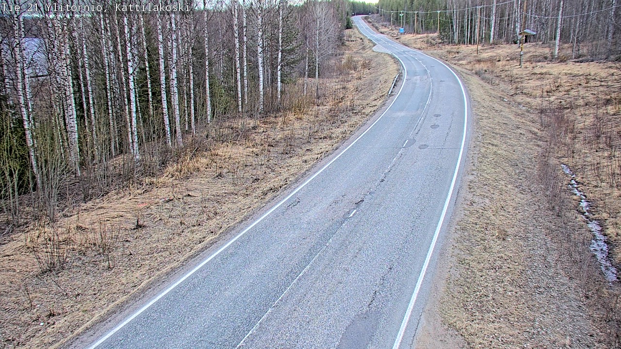 Weather Camera Image Road 21 Ylitornio, Kattilakoski, Ylitornio, Lappi