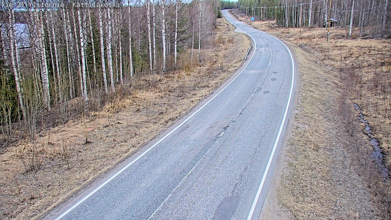 Weather Camera Image Road 21 Ylitornio, Kattilakoski, Ylitornio, Lappi