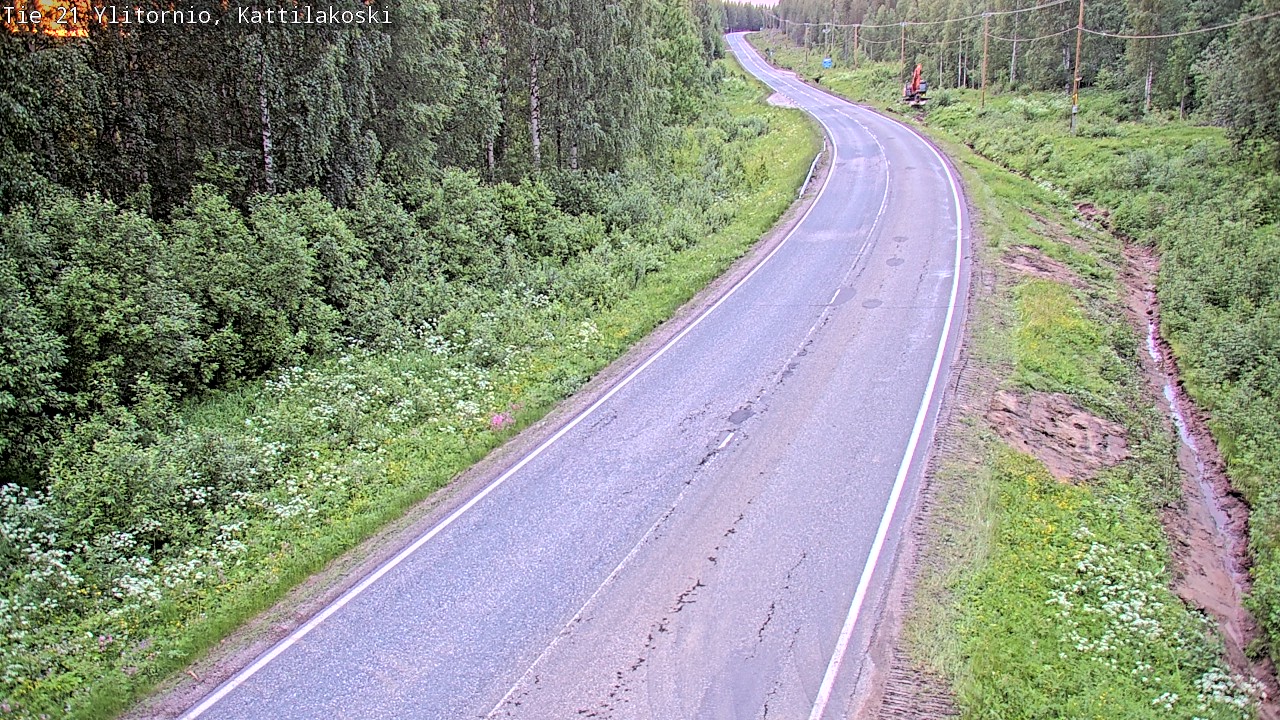 Kelikamerat Kuva Tie 21 Ylitornio, Kattilakoski, Ylitornio, Lappi