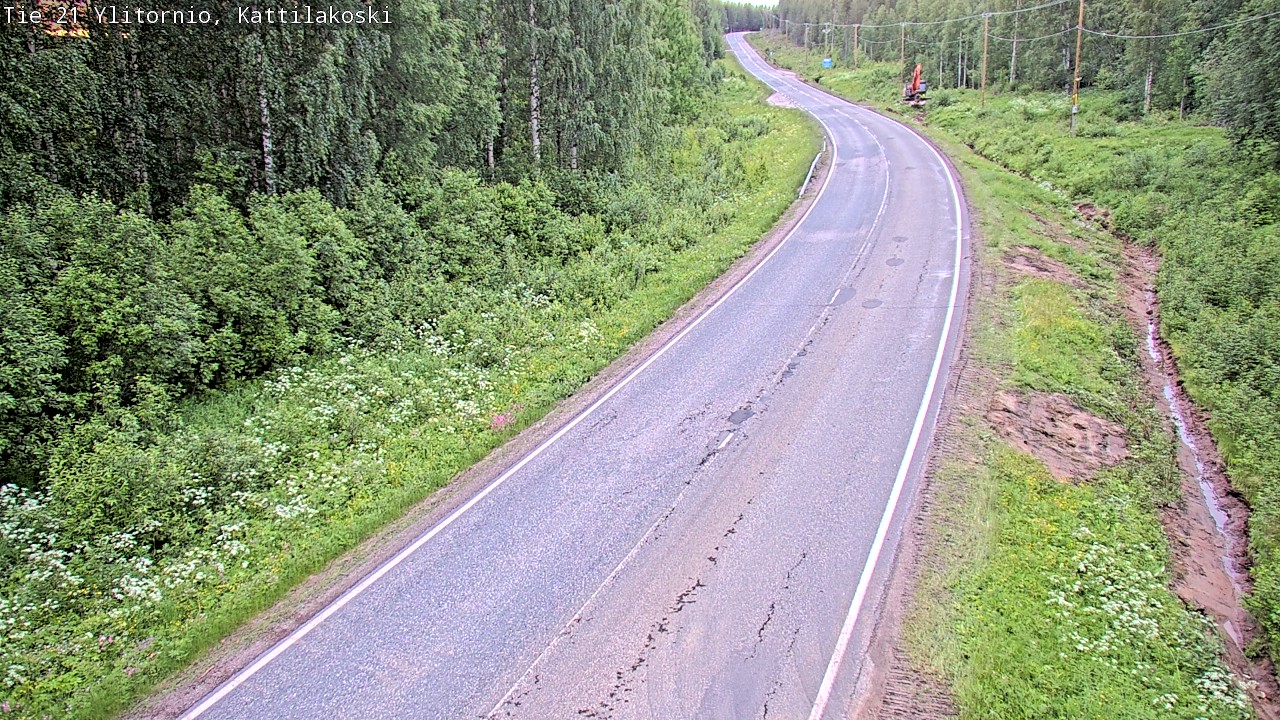Kelikamerat Kuva Tie 21 Ylitornio, Kattilakoski, Ylitornio, Lappi
