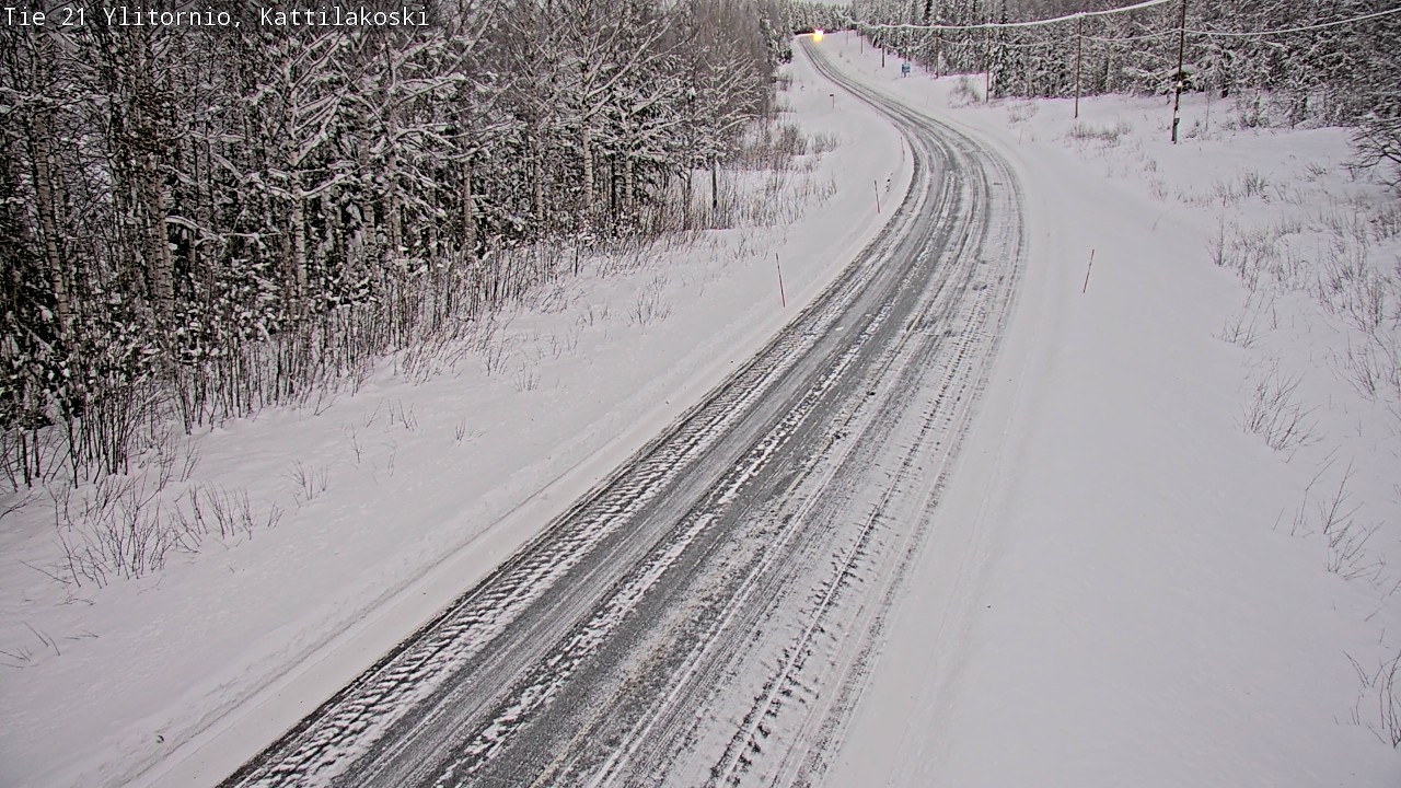 Weather Camera Image Road 21 Ylitornio, Kattilakoski, Ylitornio, Lappi