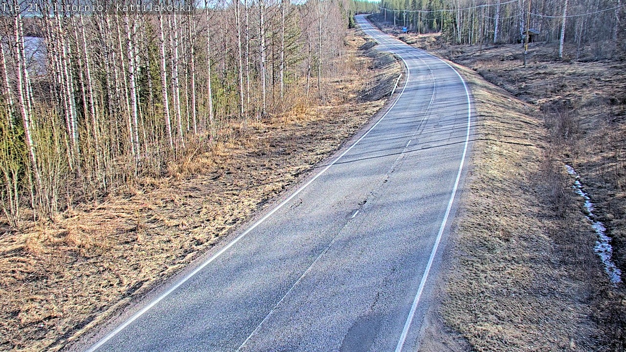 Weather Camera Image Road 21 Ylitornio, Kattilakoski, Ylitornio, Lappi