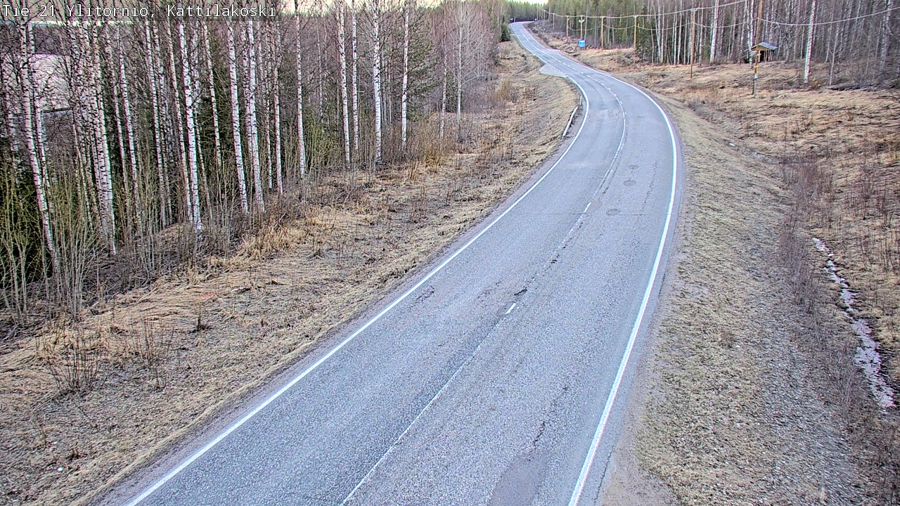 Weather Camera Image Road 21 Ylitornio, Kattilakoski, Ylitornio, Lappi