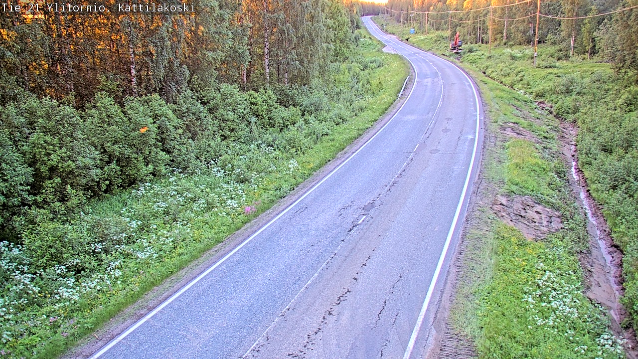 Kelikamerat Kuva Tie 21 Ylitornio, Kattilakoski, Ylitornio, Lappi