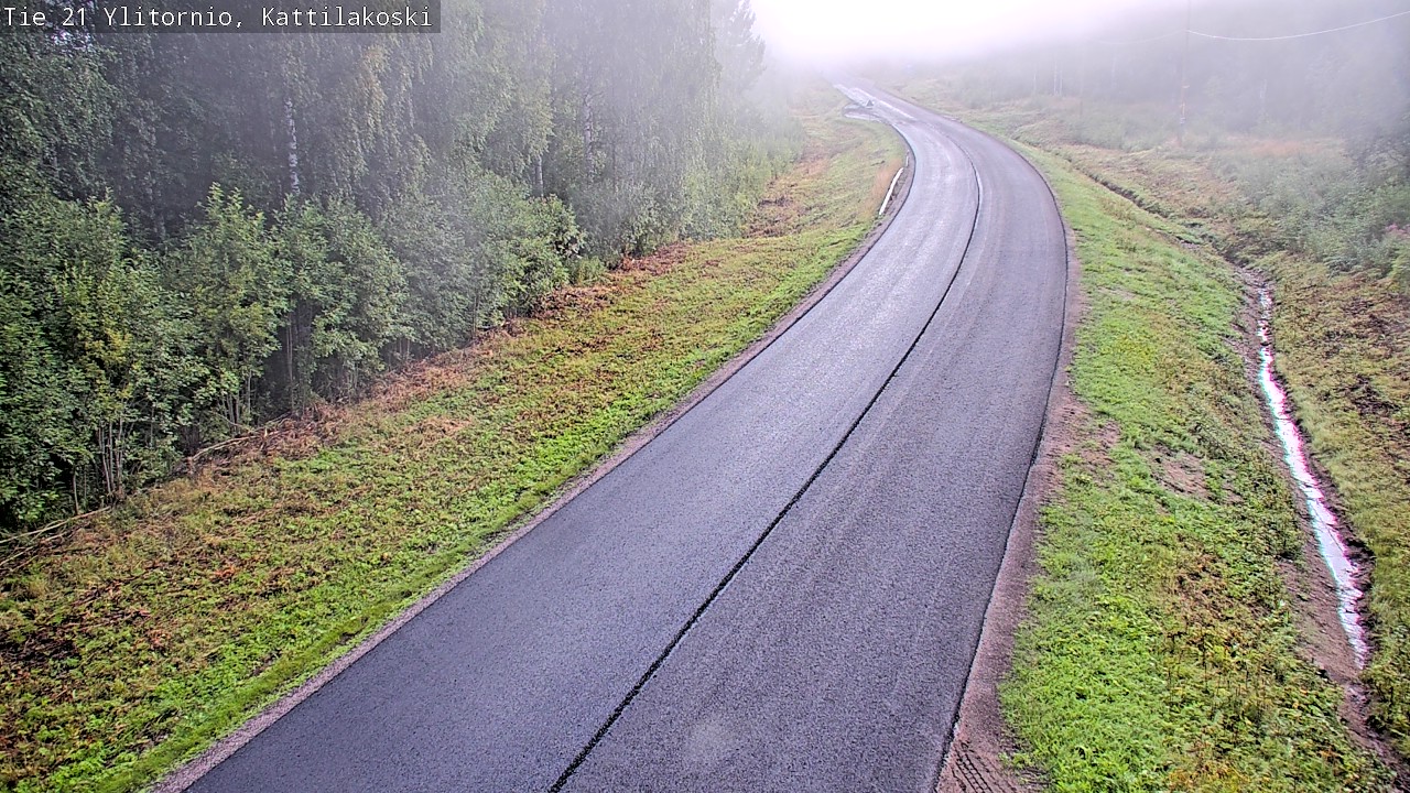 Weather Camera Image Road 21 Ylitornio, Kattilakoski, Ylitornio, Lappi