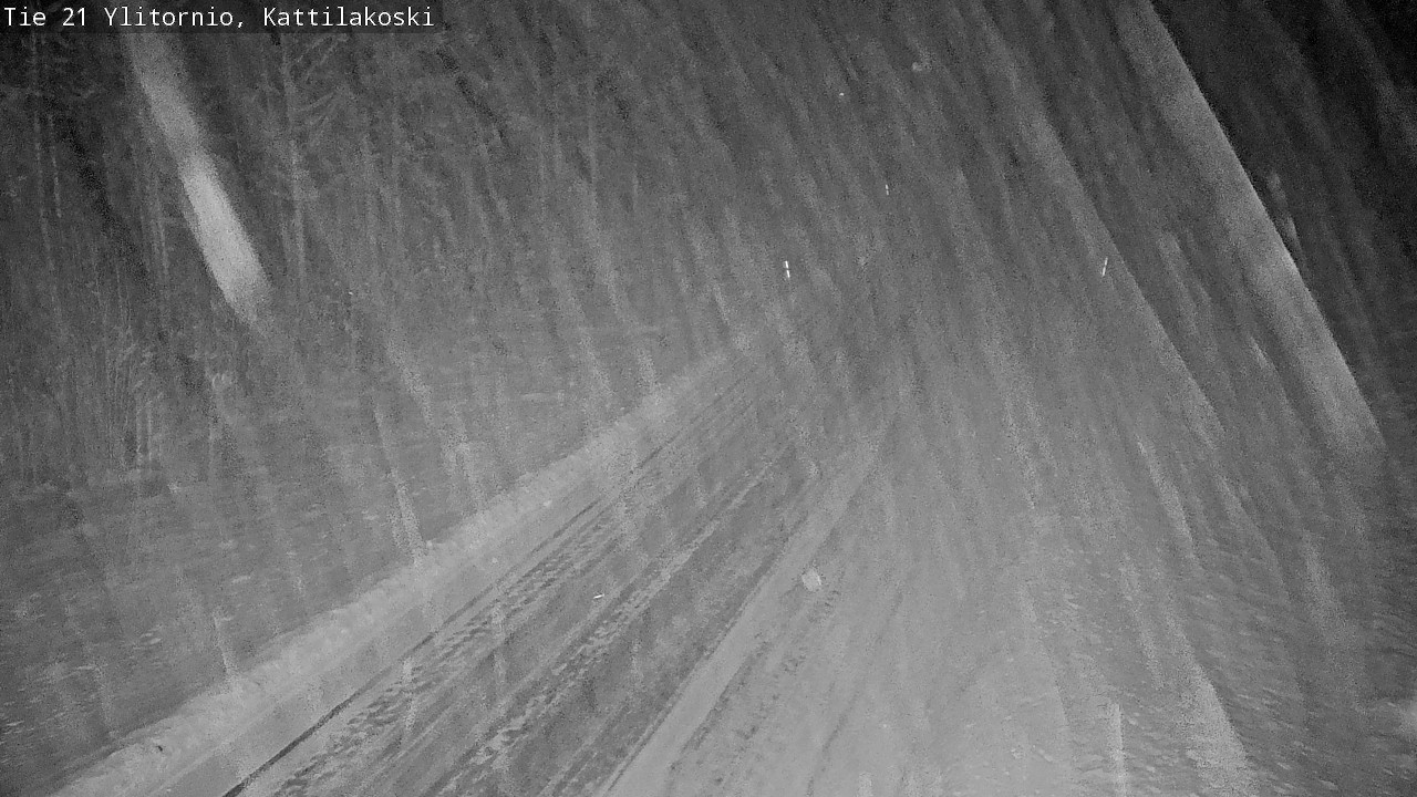 Weather Camera Image Väg 21 Övertorneå, Kattilakoski, Ylitornio, Lappi