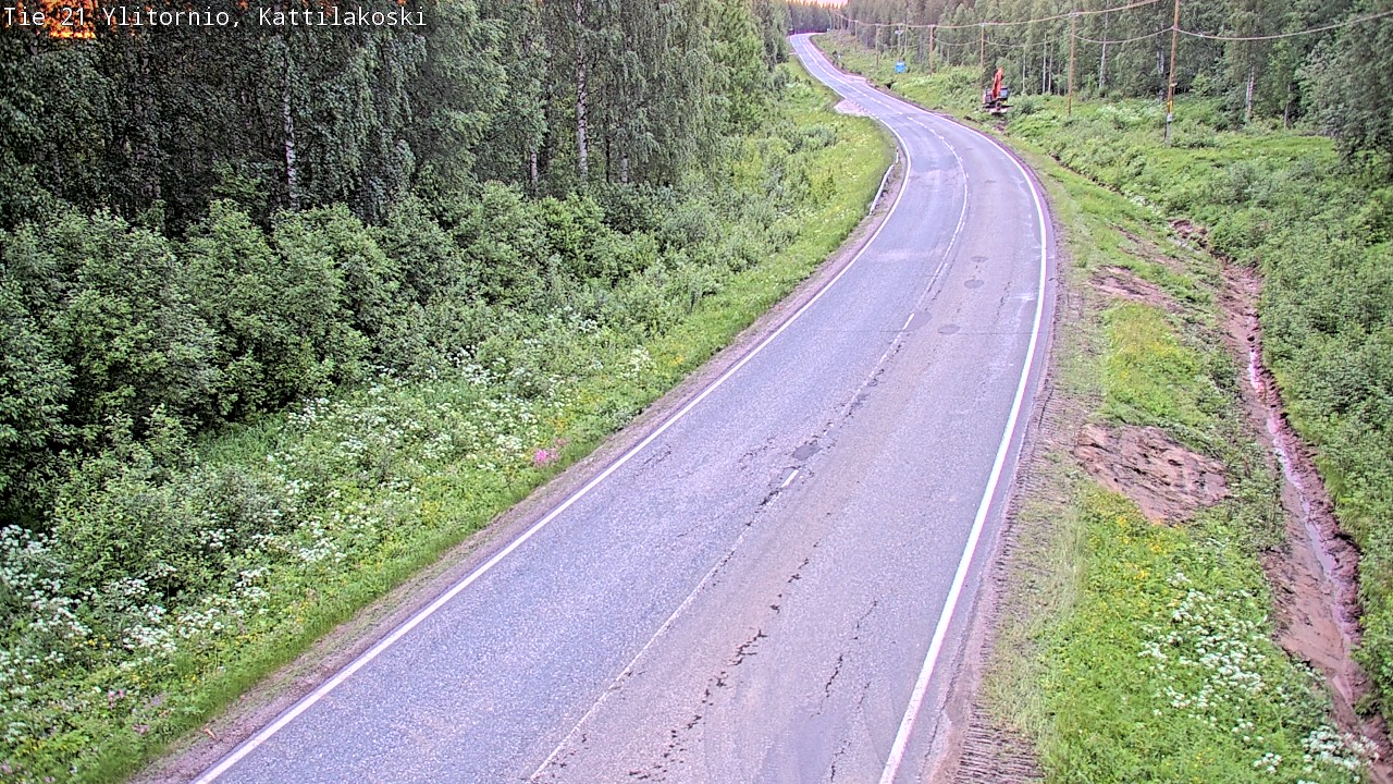 Kelikamerat Kuva Tie 21 Ylitornio, Kattilakoski, Ylitornio, Lappi