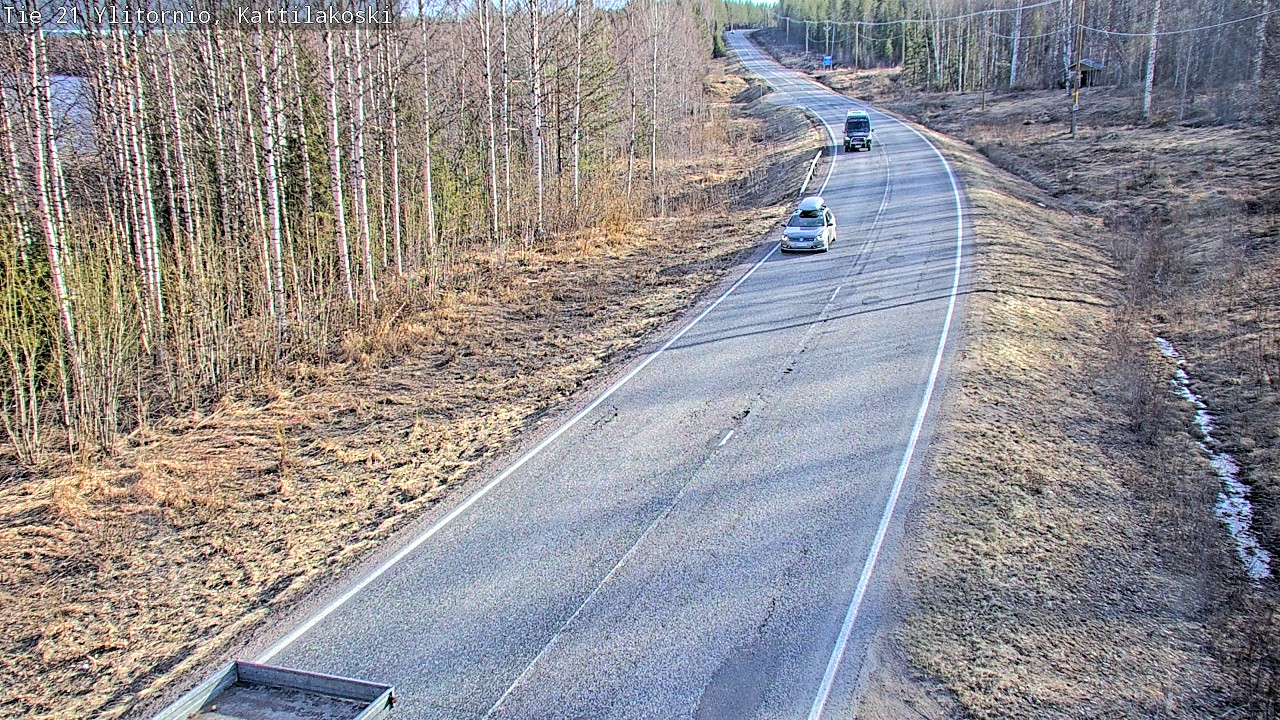 Weather Camera Image Road 21 Ylitornio, Kattilakoski, Ylitornio, Lappi