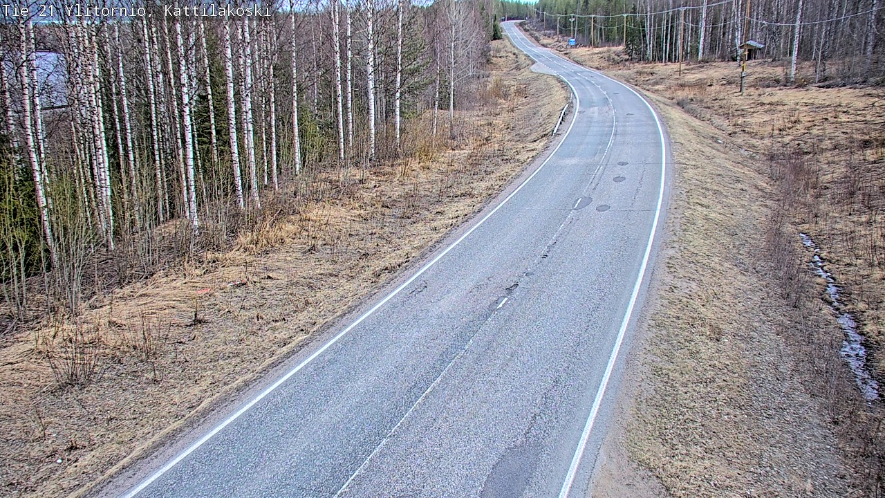 Weather Camera Image Road 21 Ylitornio, Kattilakoski, Ylitornio, Lappi