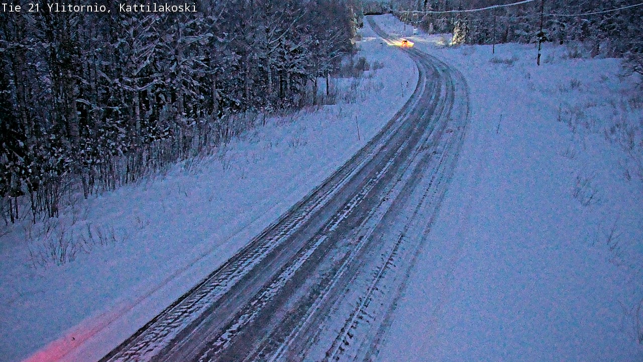 Weather Camera Image Road 21 Ylitornio, Kattilakoski, Ylitornio, Lappi