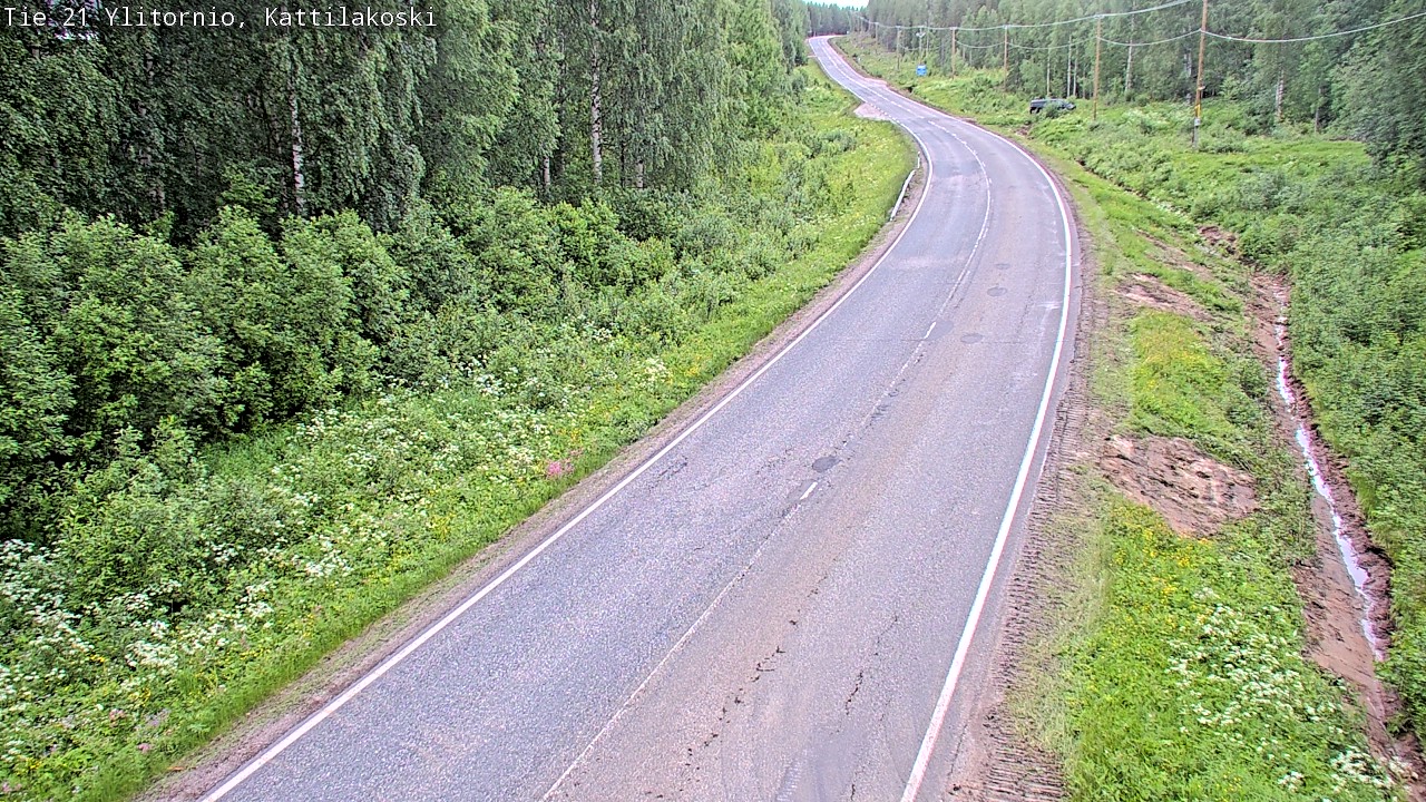 Weather Camera Image Road 21 Ylitornio, Kattilakoski, Ylitornio, Lappi