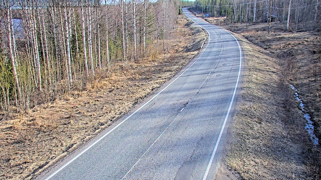 Weather Camera Image Road 21 Ylitornio, Kattilakoski, Ylitornio, Lappi