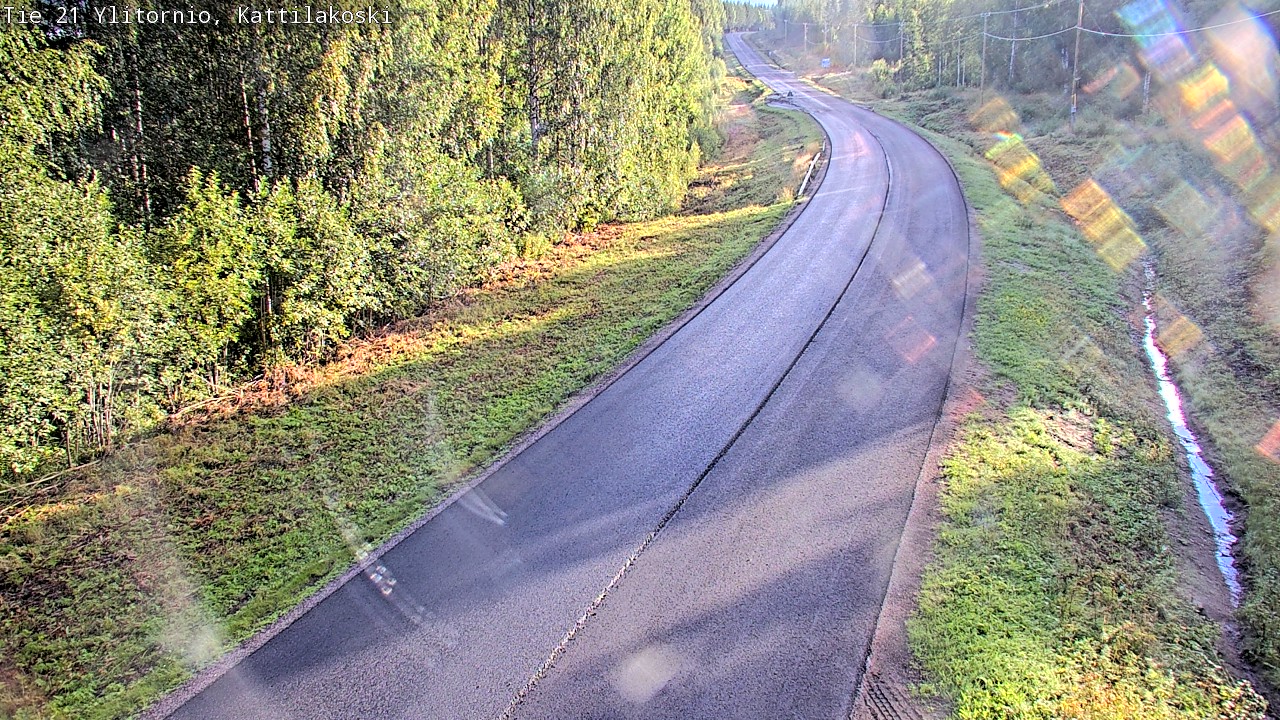 Weather Camera Image Road 21 Ylitornio, Kattilakoski, Ylitornio, Lappi