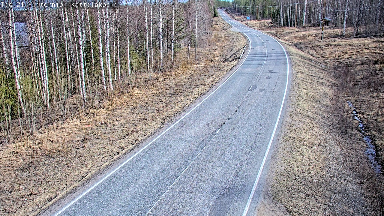 Weather Camera Image Road 21 Ylitornio, Kattilakoski, Ylitornio, Lappi