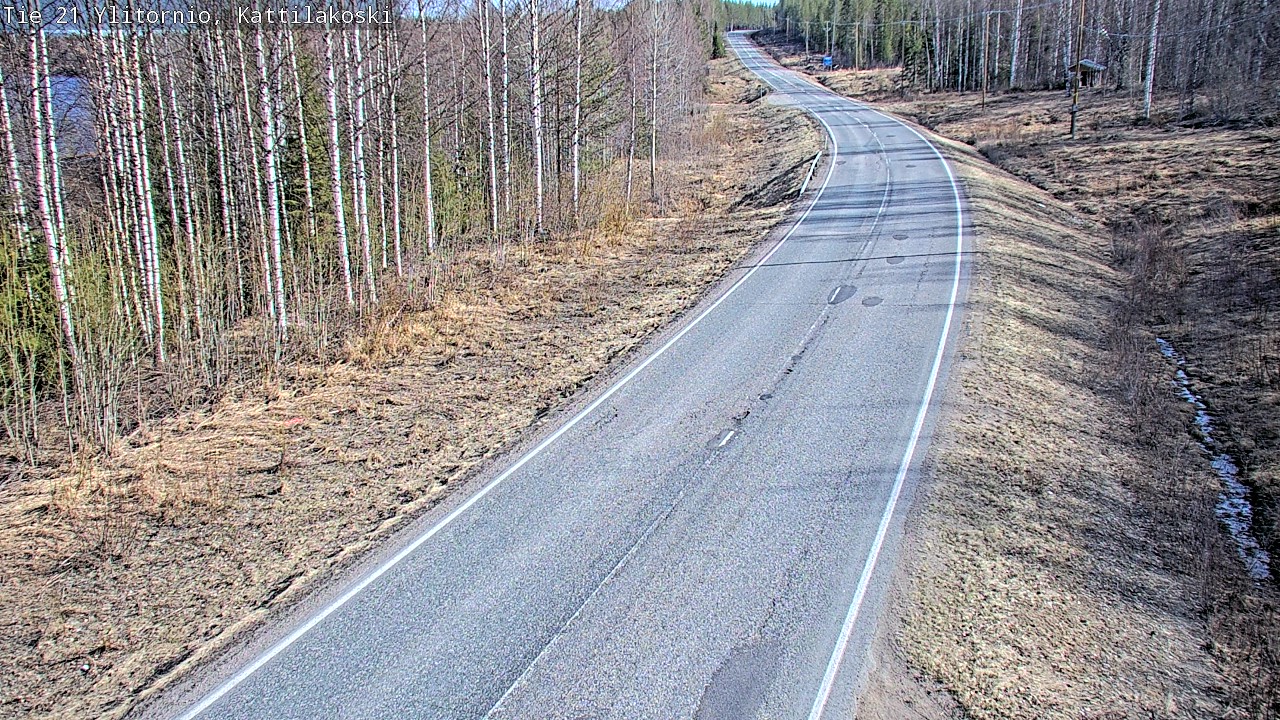 Weather Camera Image Road 21 Ylitornio, Kattilakoski, Ylitornio, Lappi