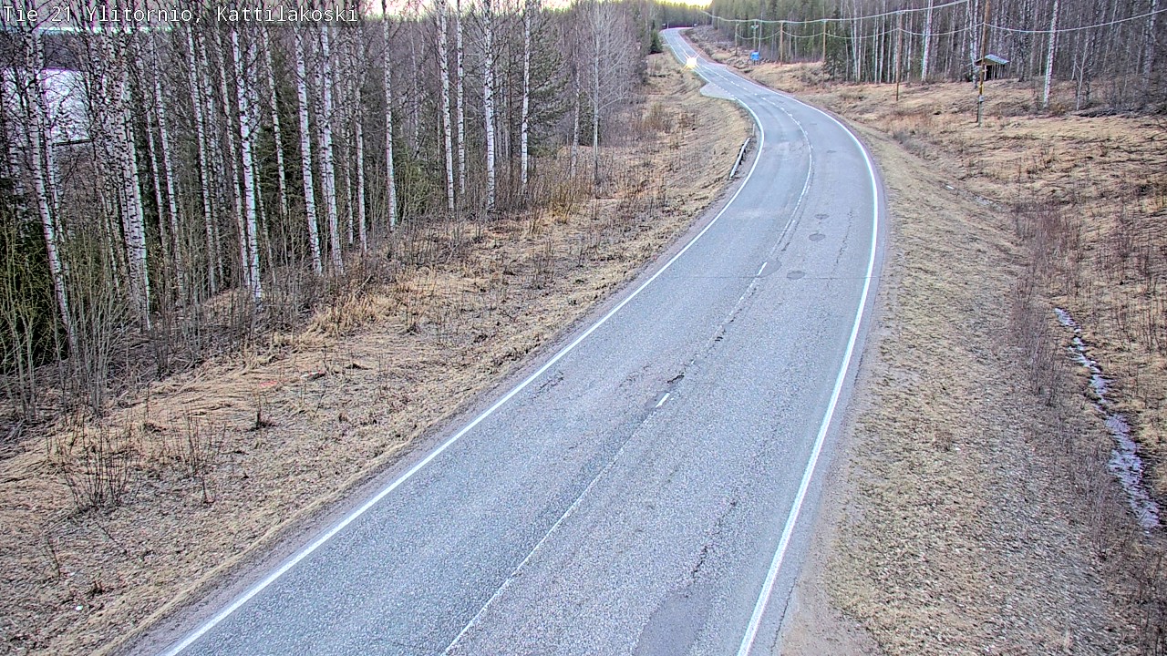 Weather Camera Image Road 21 Ylitornio, Kattilakoski, Ylitornio, Lappi