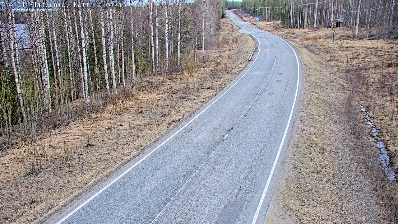 Weather Camera Image Road 21 Ylitornio, Kattilakoski, Ylitornio, Lappi