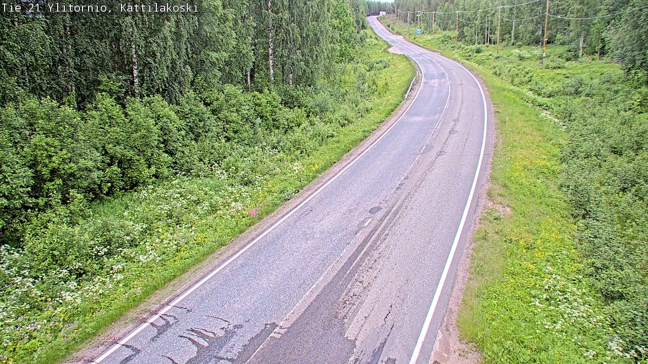 Kelikamerat Kuva Tie 21 Ylitornio, Kattilakoski, Ylitornio, Lappi