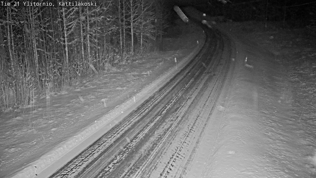 Weather Camera Image Road 21 Ylitornio, Kattilakoski, Ylitornio, Lappi