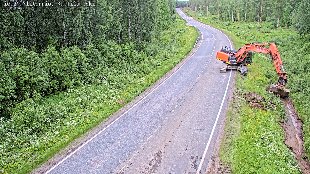 Kelikamerat Kuva Tie 21 Ylitornio, Kattilakoski, Ylitornio, Lappi