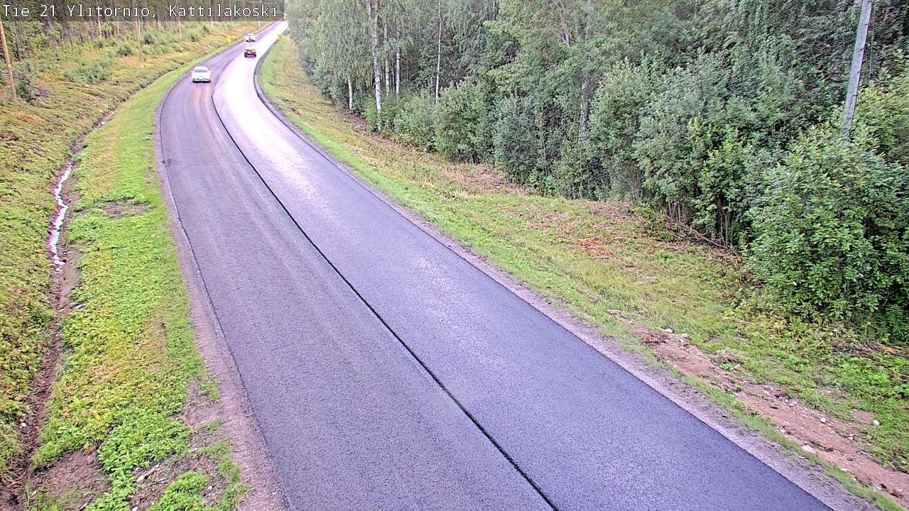 Weather Camera Image Väg 21 Övertorneå, Kattilakoski, Ylitornio, Lappi