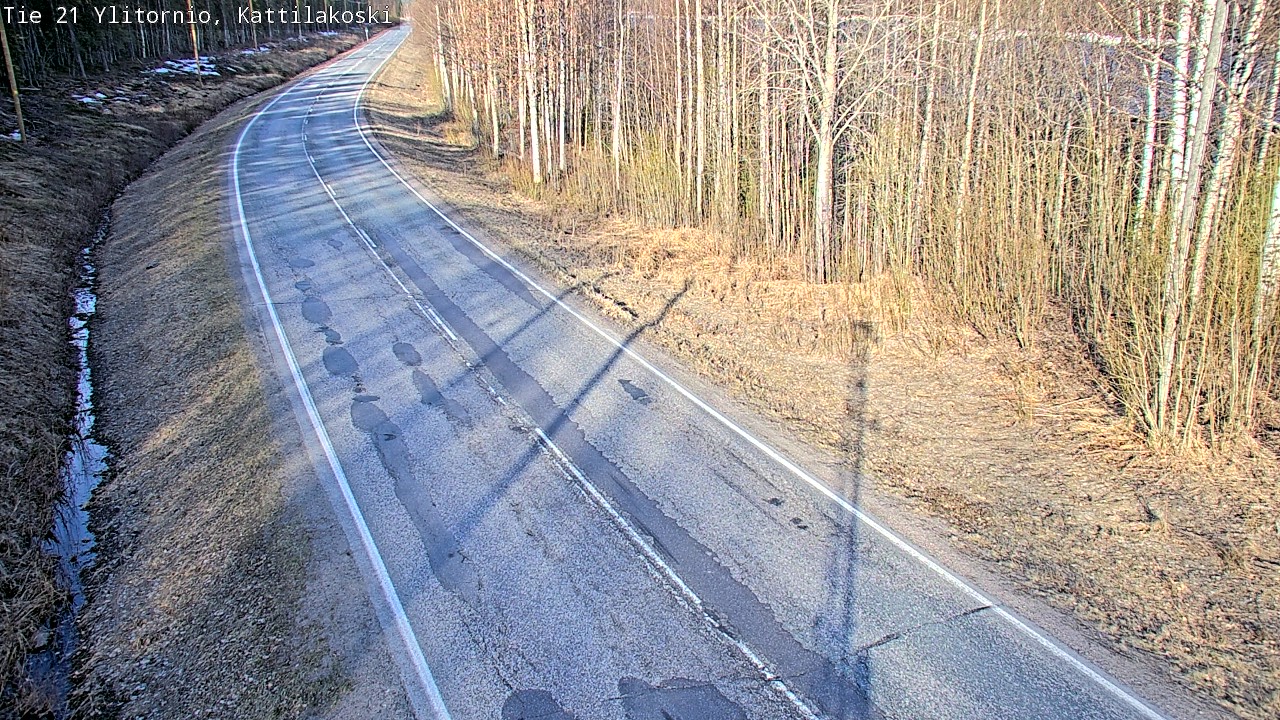Weather Camera Image Road 21 Ylitornio, Kattilakoski, Ylitornio, Lappi