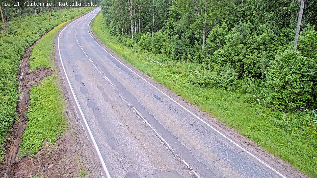 Kelikamerat Kuva Tie 21 Ylitornio, Kattilakoski, Ylitornio, Lappi